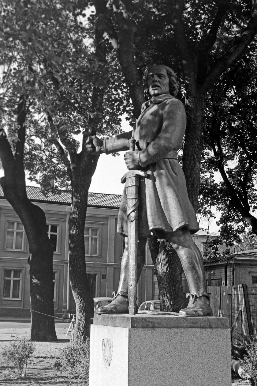 Engelbrekt Engelbrektssonin patsas Arbogassa, Ruotsi 1969 tekijältä Carl Johan Eldh