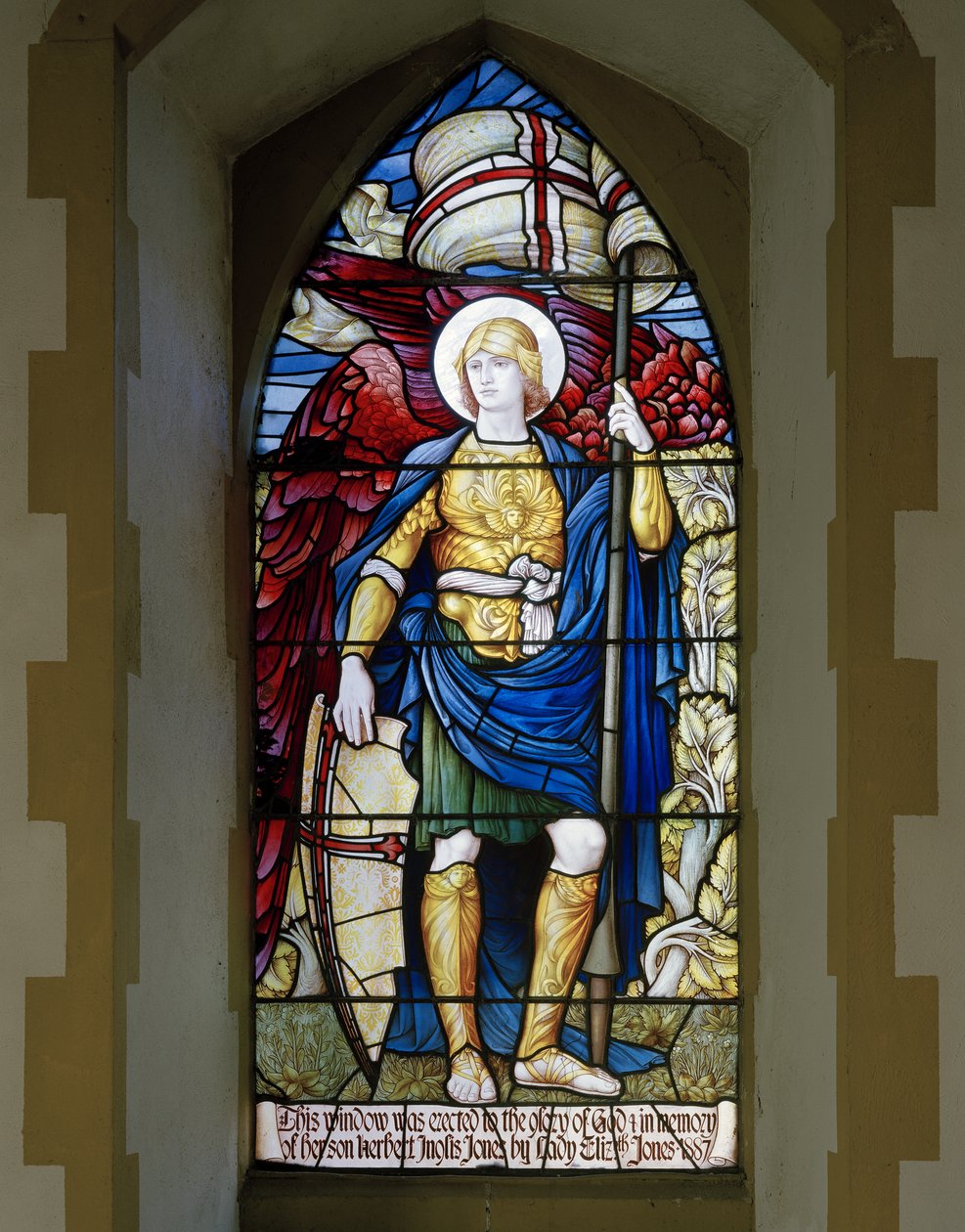 Betws Bledrws, St Bledrws, Shrigley & Hunt (1873-1982), Carl Almquist, St Michael, 1887finn tekijältä Carl Almquist