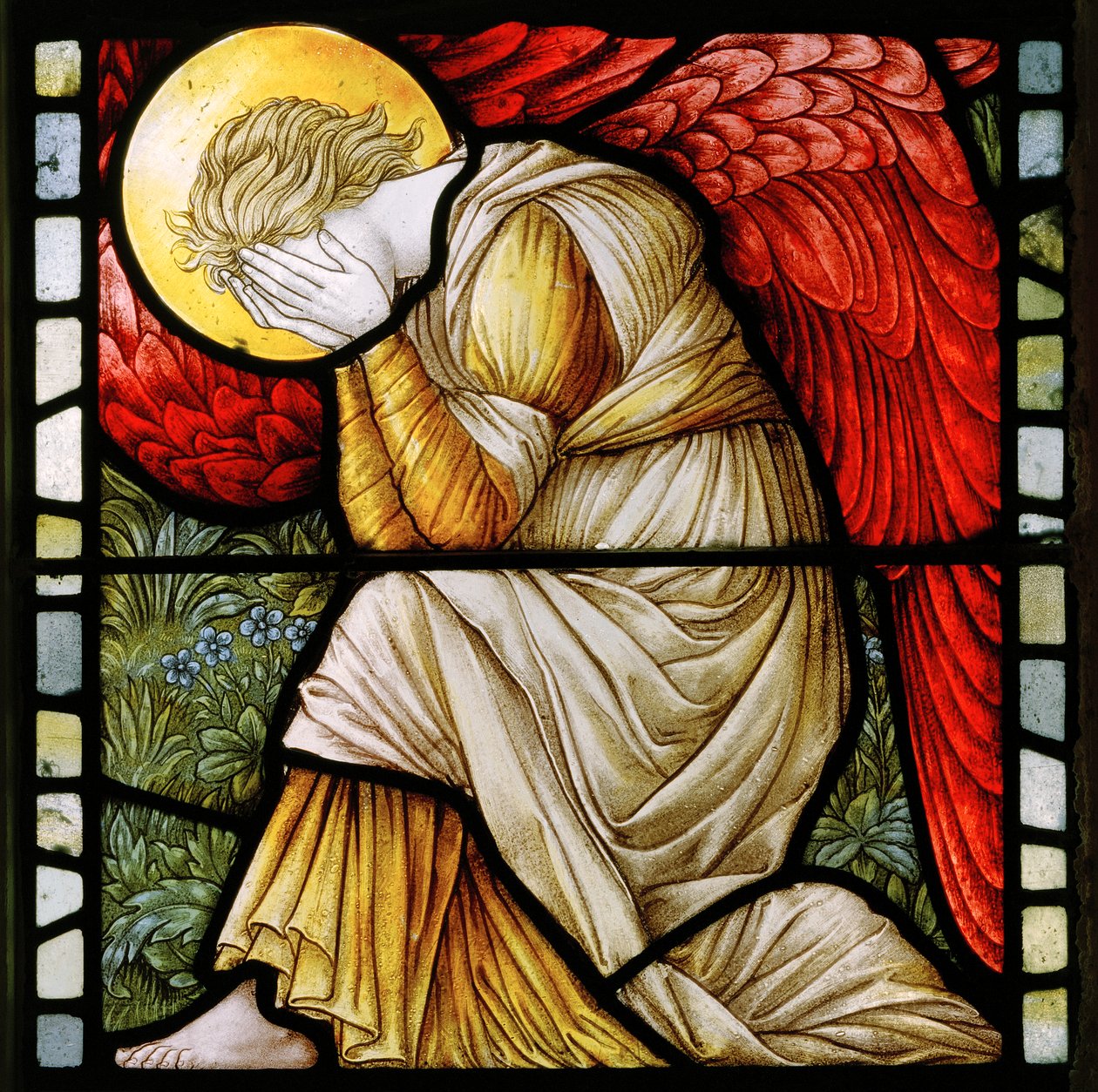 Betws Bledrws, St Bledrws, Shrigley & Hunt (1873-1982), Carl Almquist, Weeping Angel, 1886 tekijältä Carl Almquist