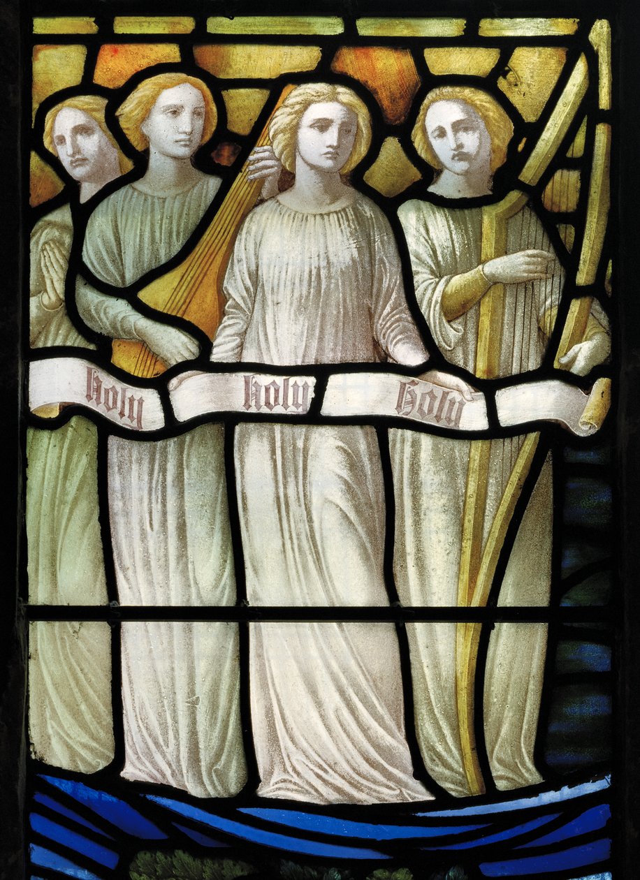 Grappenhall, St Wilfrids, Shrigley & Hunt (1873-1982), Carl Almquist, The Worship Of The Lamb, Angel Musicians, 1886finn tekijältä Carl Almquist