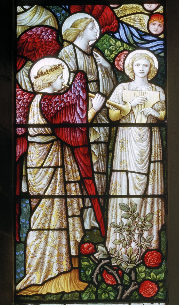 Llantysilio, St Tysilio, Shrigley & Hunt (1873-1982), Carl Almquist, Angel Musicians, 1890 tekijältä Carl Almquist