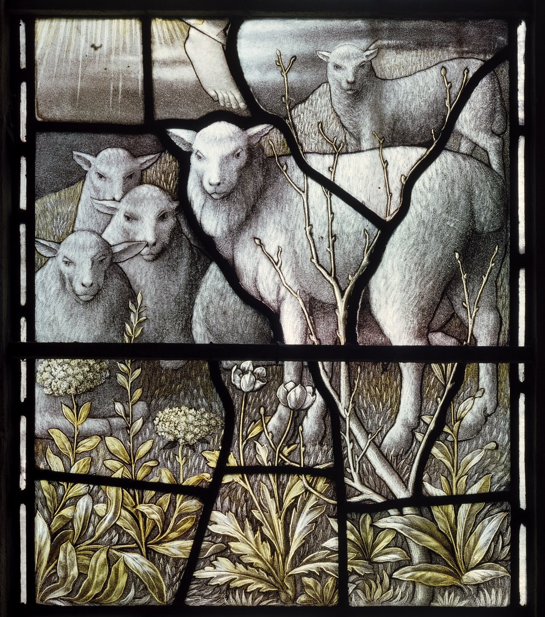Over Wyresdale, Christ Church, Shrigley & Hunt (1873-1982), Carl Almquist, The Shepherds Church, Shepherding, Sheep, 18finn tekijältä Carl Almquist