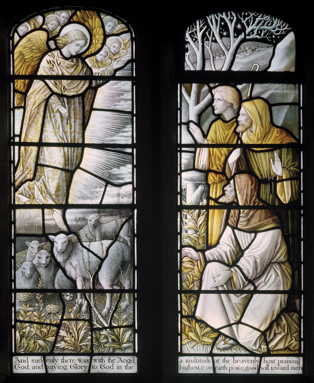 Over Wyresdale, Christ Church, Shrigley & Hunt (1873-1982), Carl Almquist, The Shepherds Church, Shepherding, Sheep, 18finn tekijältä Carl Almquist