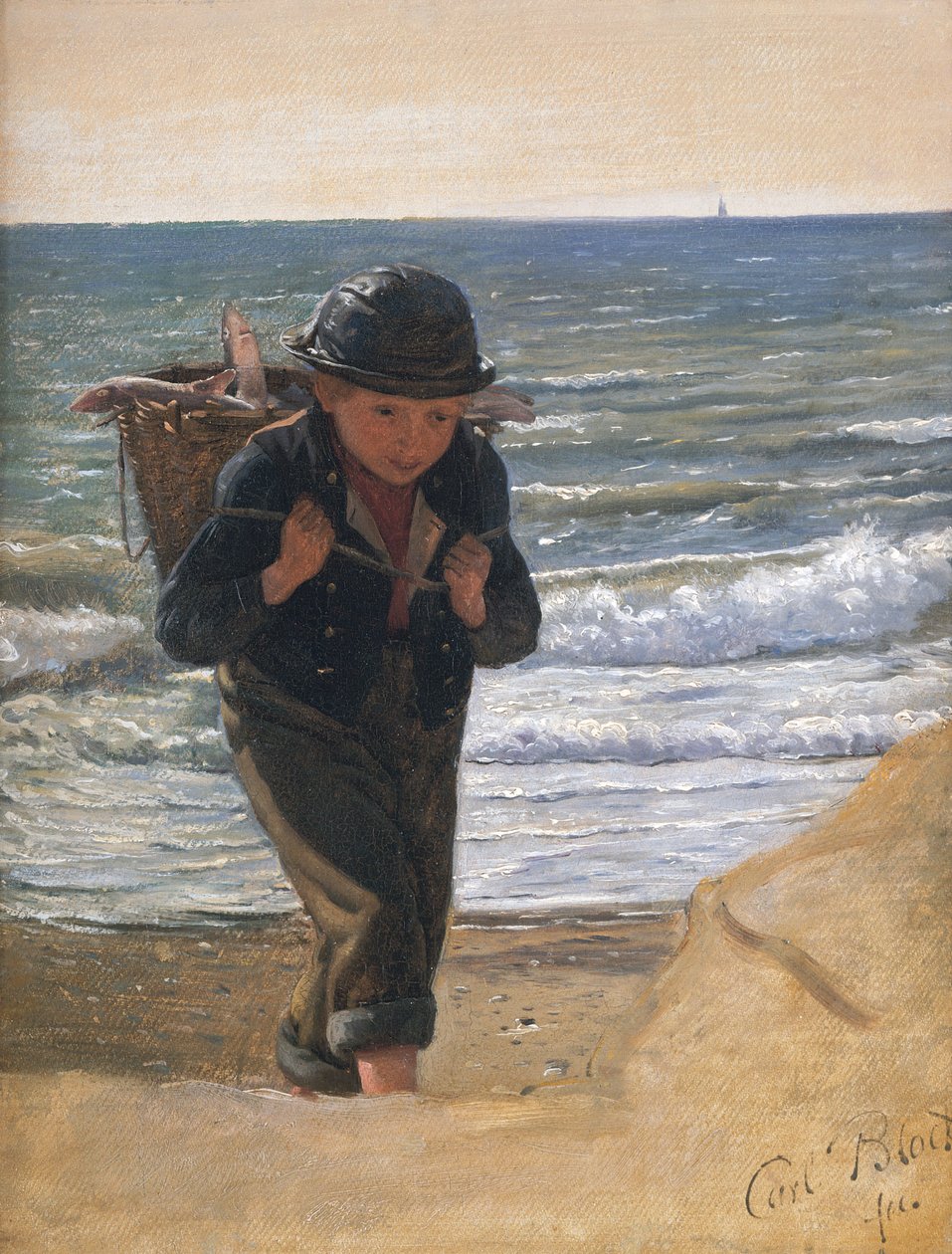 Kalastajapoika tekijältä Carl Bloch