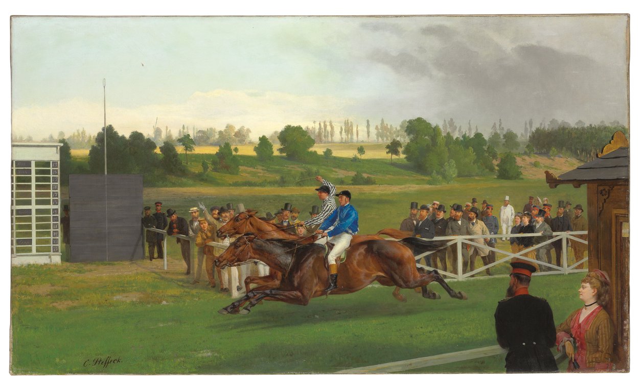 Finish, Hoppegarten, Berliini, 15. kesäkuuta 1873, 1874 tekijältä Carl Constantin Steffeck