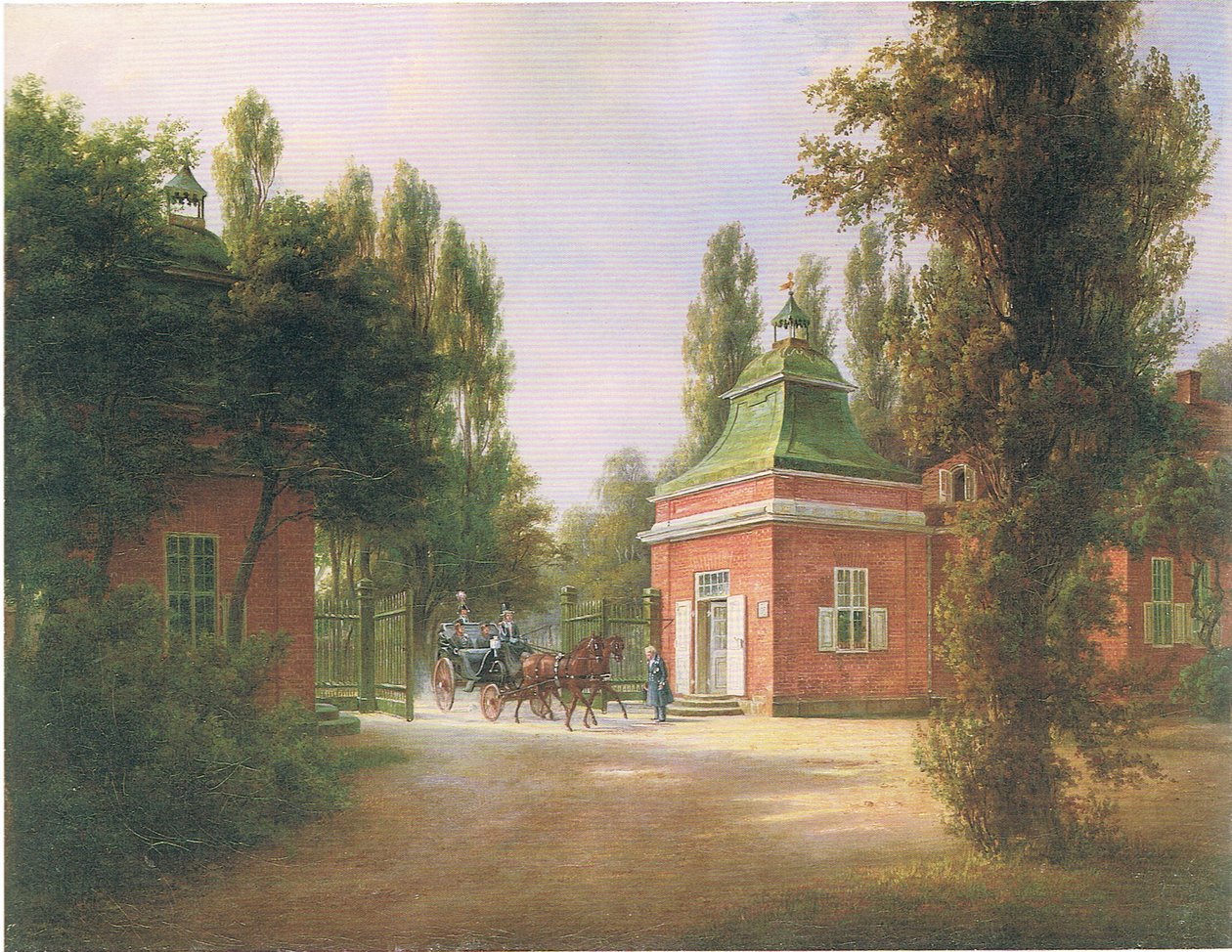 uuden puutarhan sisäänkäynti (Potsdam) tekijältä Carl Daniel Freydanck