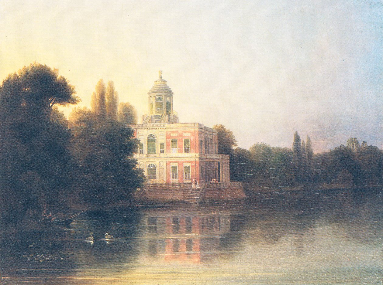 näkymä Marmorpalais bei Potsdamiin tekijältä Carl Daniel Freydanck