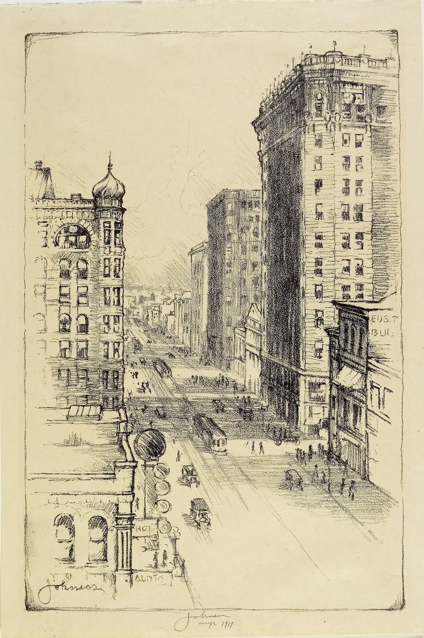 Hennepin Avenue Sixth Streetin alapuolella tekijältä Carl Edward Johnson