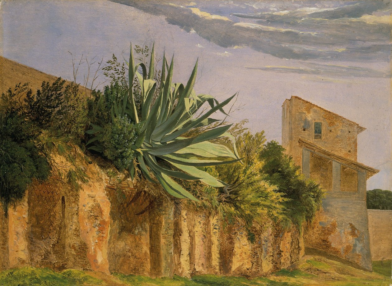 Rooman kaupungin muurilla tekijältä Carl Ernst Ludwig Wagner