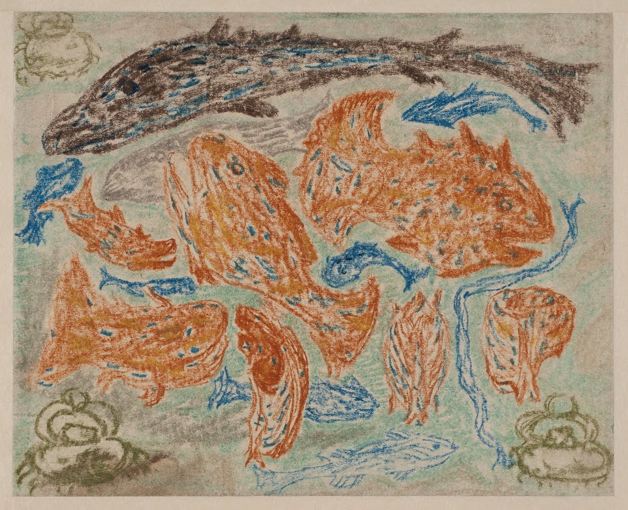 Gelbe Fische und blaue Krabben tekijältä Carl Fredrik Hill