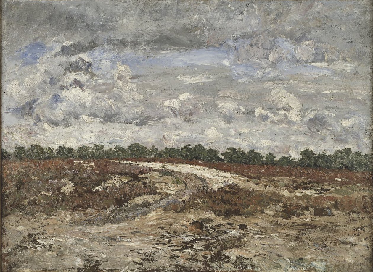 Villi maisema Fontainebleaun metsässä tekijältä Carl Fredrik Hill
