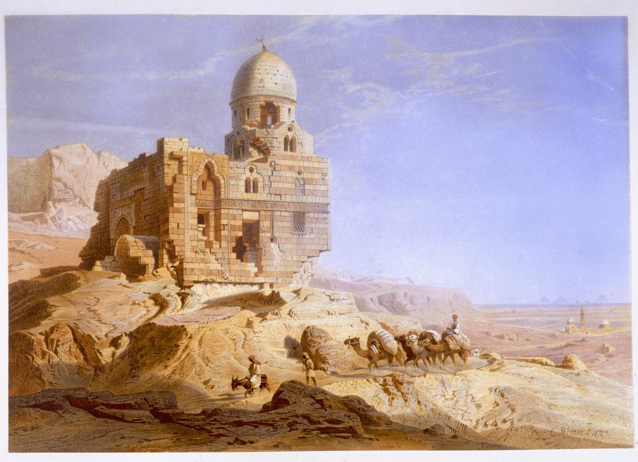 Khalifien haudat, Kairo, 1871 tekijältä Carl Friedrich Heinrich Werner
