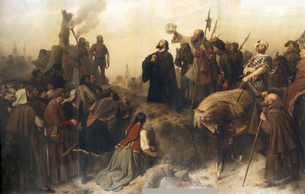 Hus roviolla tekijältä Carl Friedrich Lessing