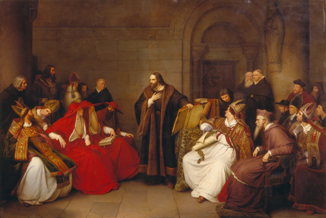 Jan Hus Konstanzissa tekijältä Carl Friedrich Lessing
