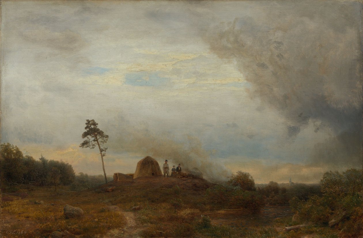 Puolalainen leiri nummella tekijältä Carl Friedrich Lessing