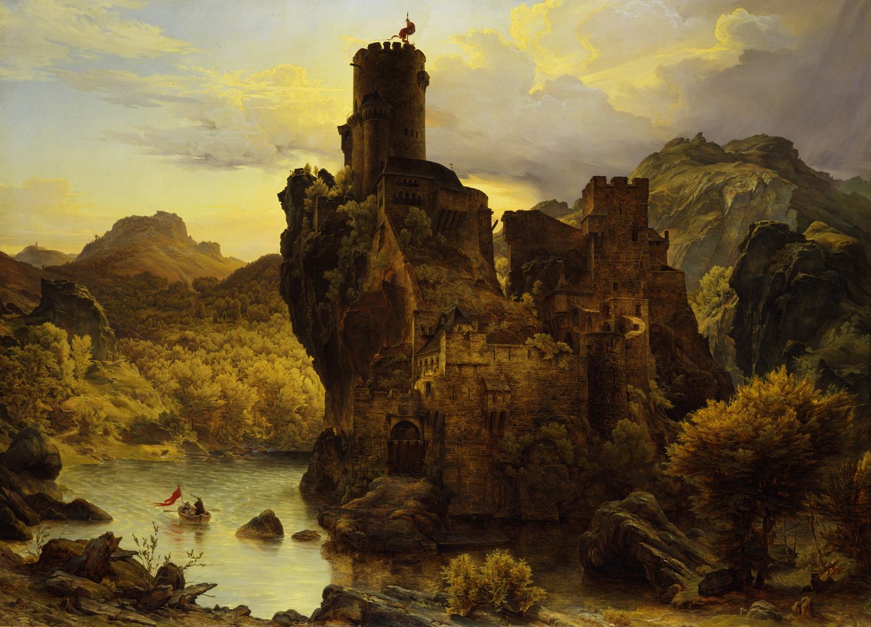 Ritarilinna tekijältä Carl Friedrich Lessing