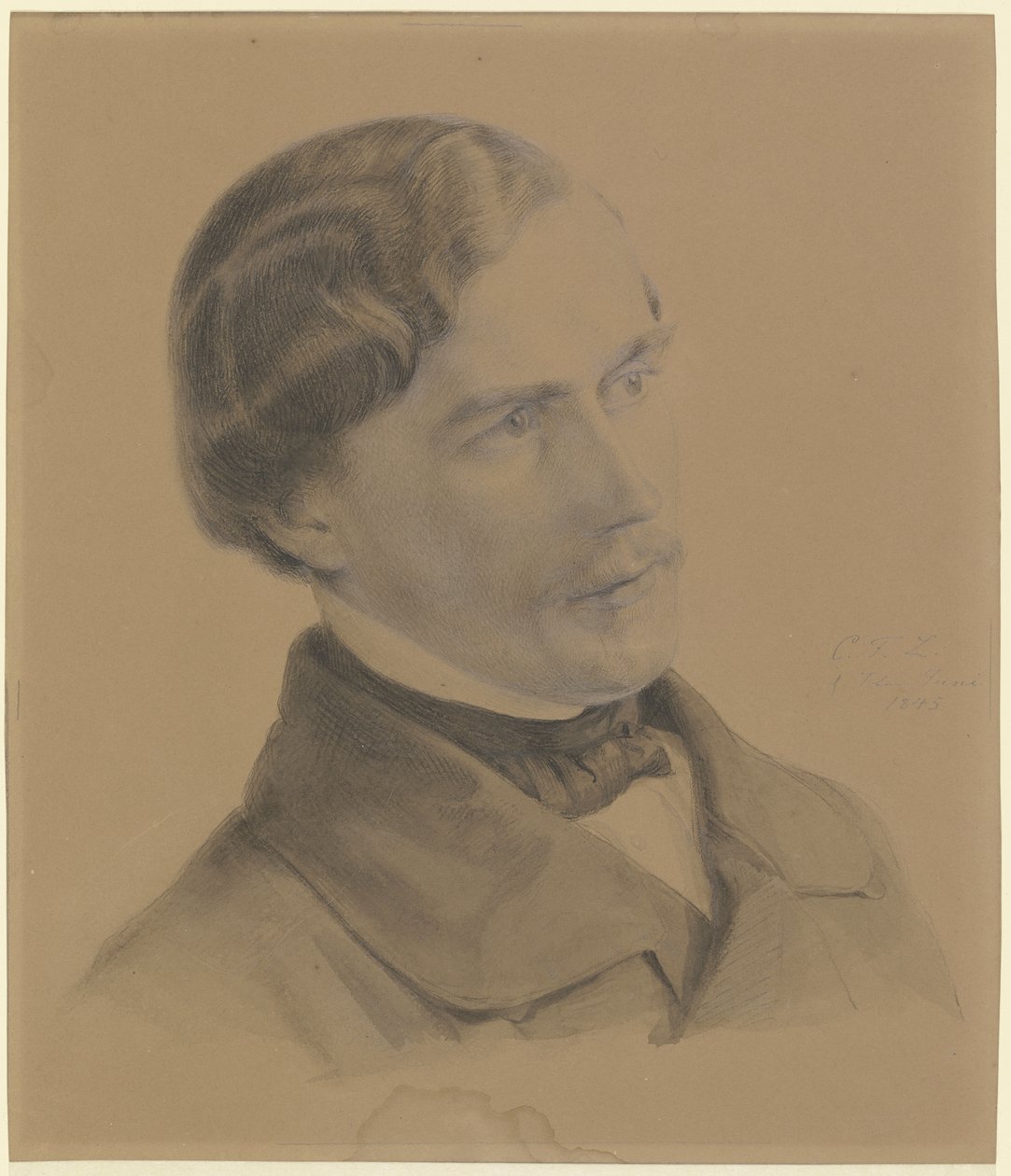 Taiteilijan omakuva tekijältä Carl Friedrich Lessing
