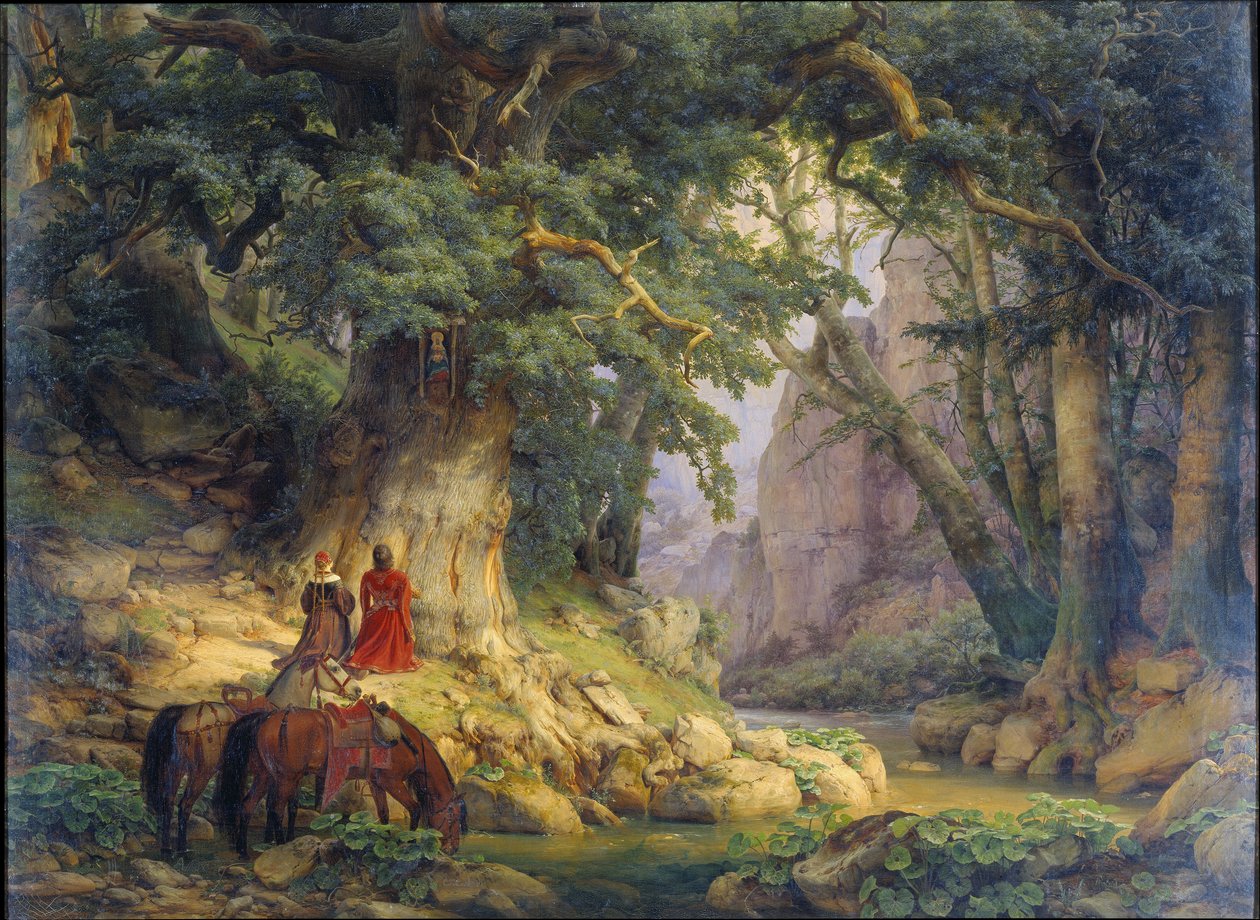 Tuhatvuotias tammi tekijältä Carl Friedrich Lessing
