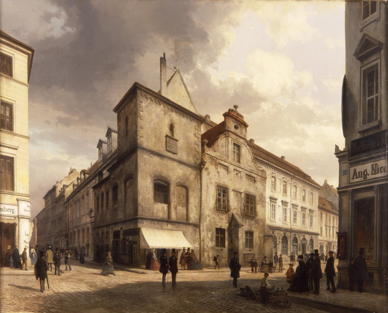 Vanha Berliinin kaupungintalo, 1867 tekijältä Carl Graeb