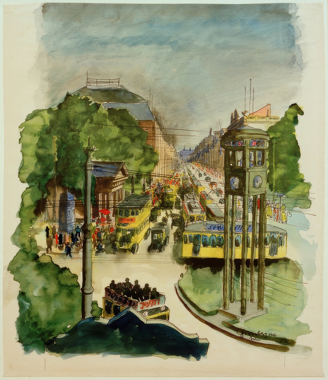 Carl Grossberg, Potsdamer Platz tekijältä Carl Grossberg