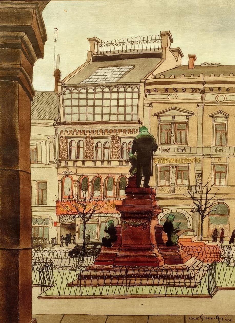 Hannover, Marschner-monumentti tekijältä Carl Grossberg