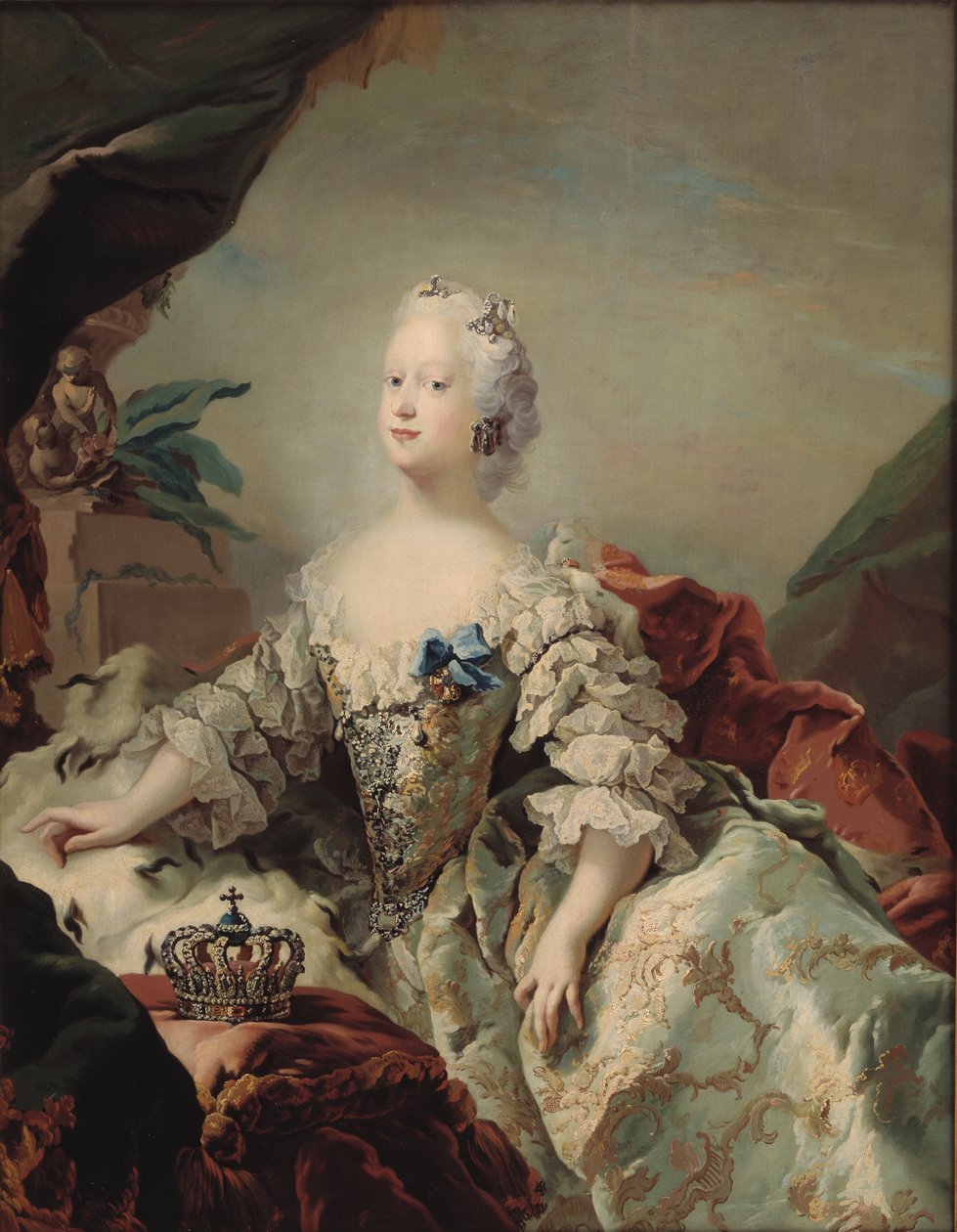 Louise Ison-Britannian 1724-1751, Tanskan kuningatar, 1747. tekijältä Carl Gustaf Pilo