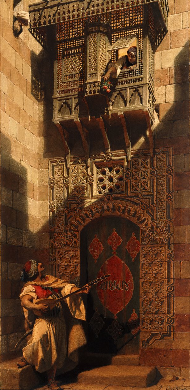 Serenade Kairossa; Serenata Kairossa, 1893 tekijältä Carl Haag