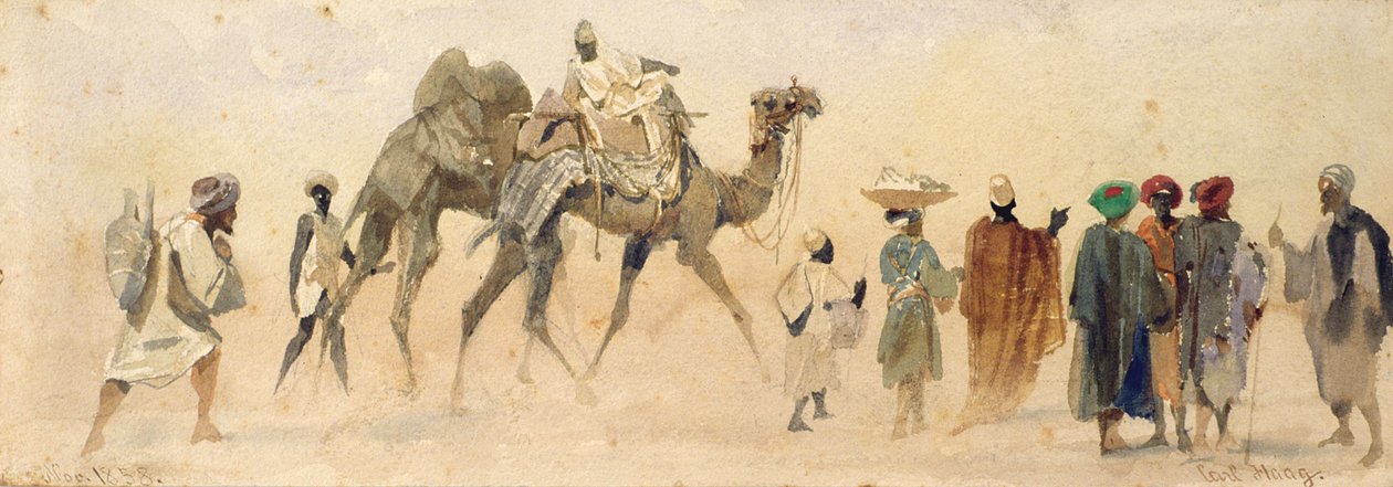Alku aavikolle, 1858 tekijältä Carl Haag
