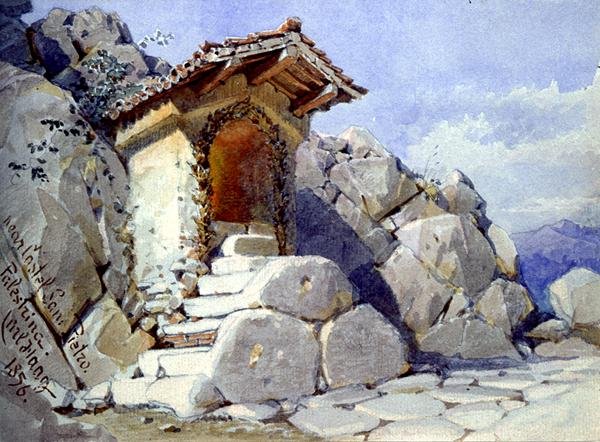 Madonnaletta lähellä Castel San Pietroa, Palestrina, Sabine Hills tekijältä Carl Haag
