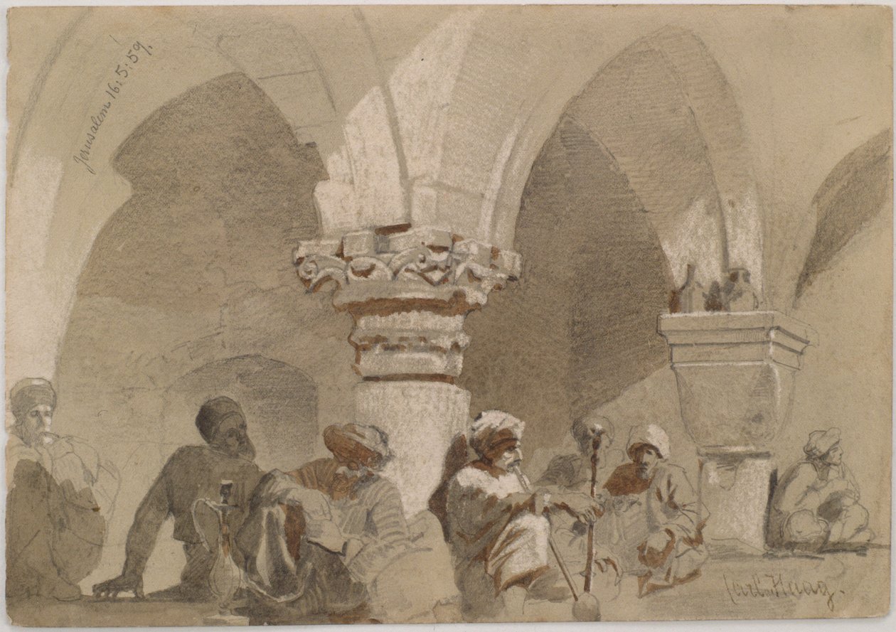 Pipe Smokers, Jerusalem tekijältä Carl Haag