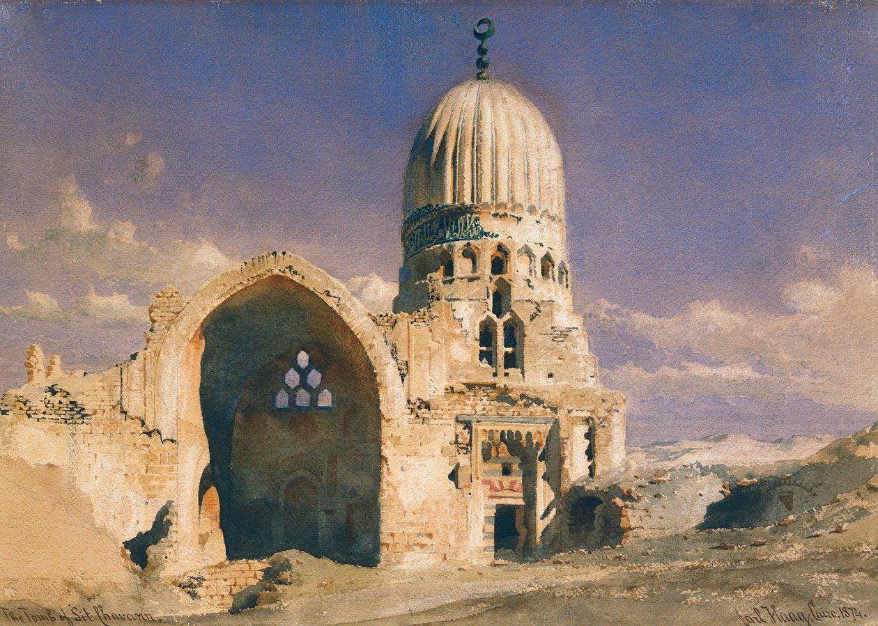 Sit Chavannin hauta, 1874 tekijältä Carl Haag