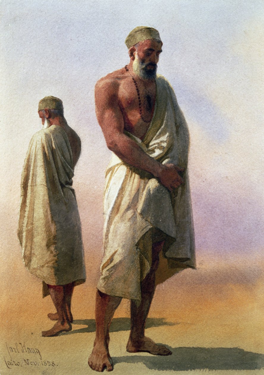 Kaksi dervishiä, 1858 tekijältä Carl Haag