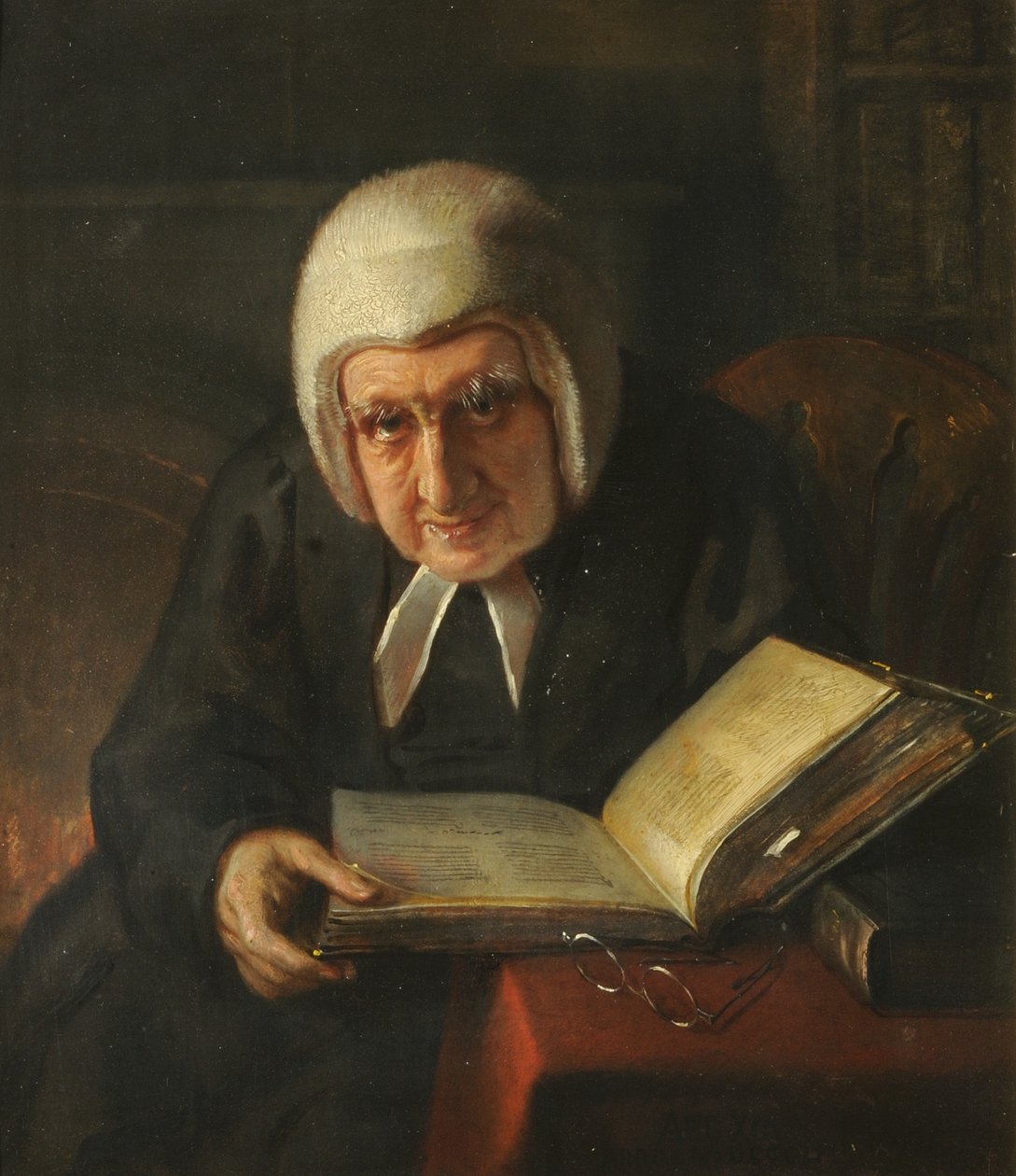 Martin Joseph Routh, Magdalen Collegen presidentti, 1850 tekijältä Carl Hartmann