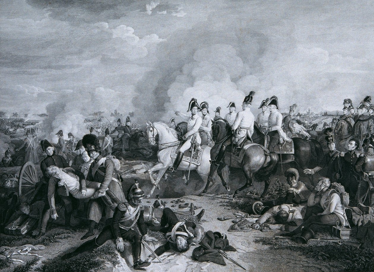 Itävallan arkkiherttua Karl Aspernin taistelussa tekijältä Carl Heinrich Rahl
