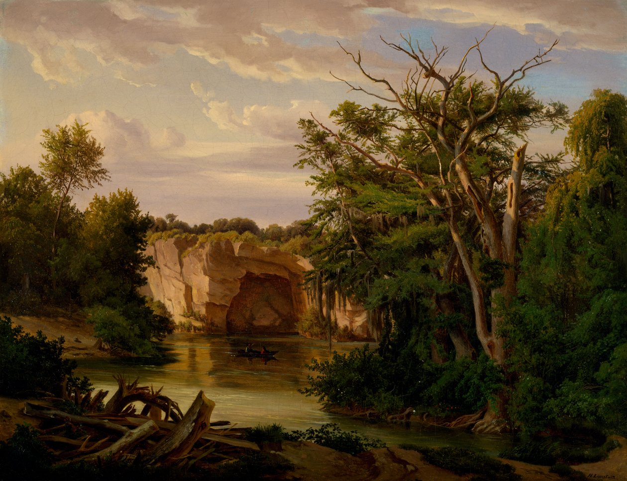 Hill Country Maisema, 1862 tekijältä Carl Hermann Frederick Lungkwitz