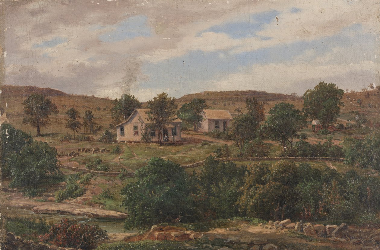 Klappenbach Ranch lähellä Johnson Cityä, Texas tekijältä Carl Hermann Frederick Lungkwitz