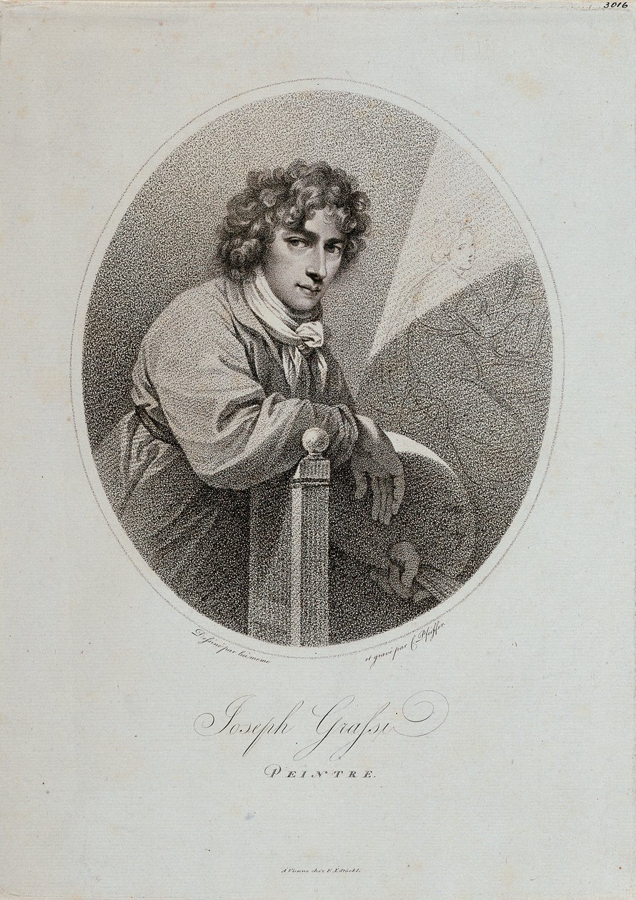 Retrat de mig cos de Josef Maria Grassi després d
