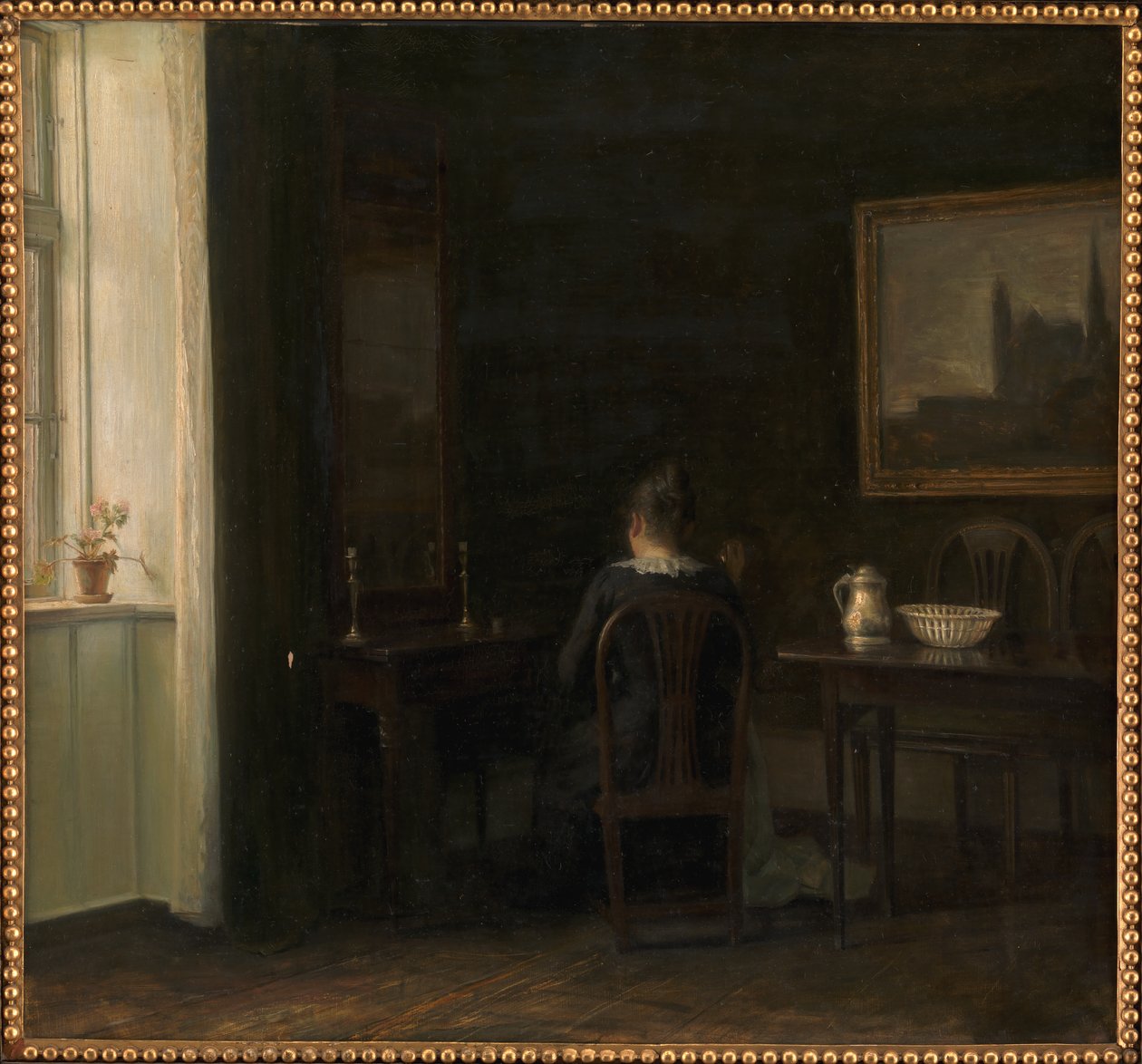 Sisustus taiteilijan vaimon Emilie Heisen kanssa tekijältä Carl Holsoe