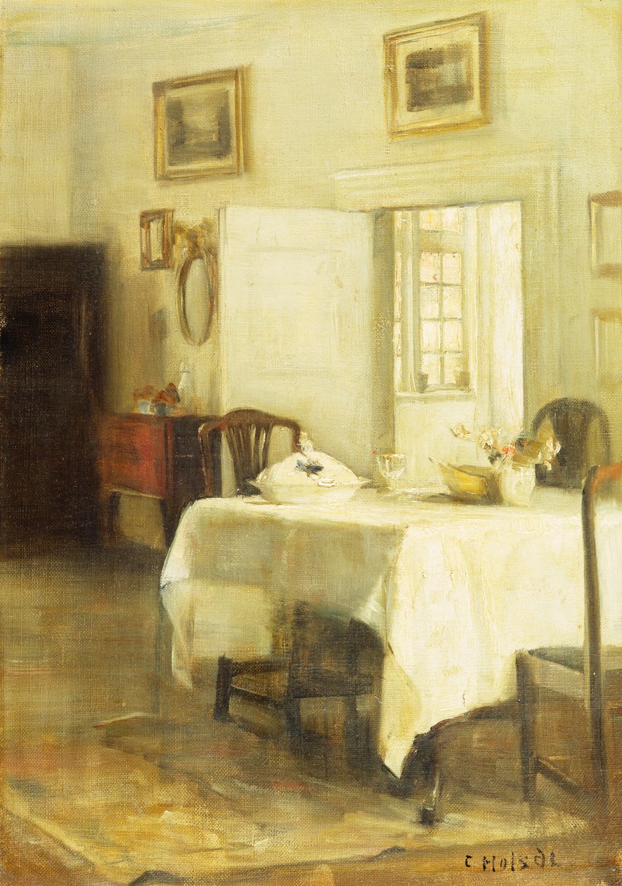 Ruokasali (öljy kankaalle) tekijältä Carl Holsoe
