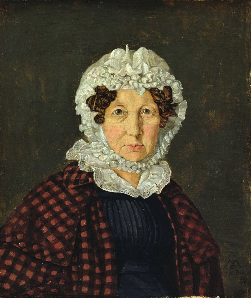 Maria Christine Hubbe, 1830 tekijältä Carl Julius Milde