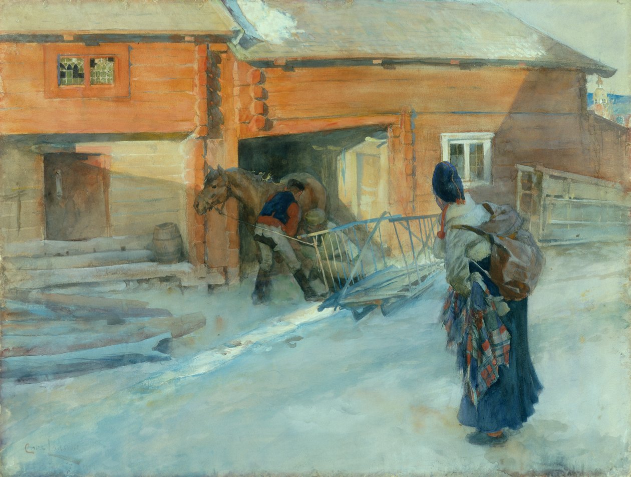 Maatila, Bingsjo tekijältä Carl Larsson