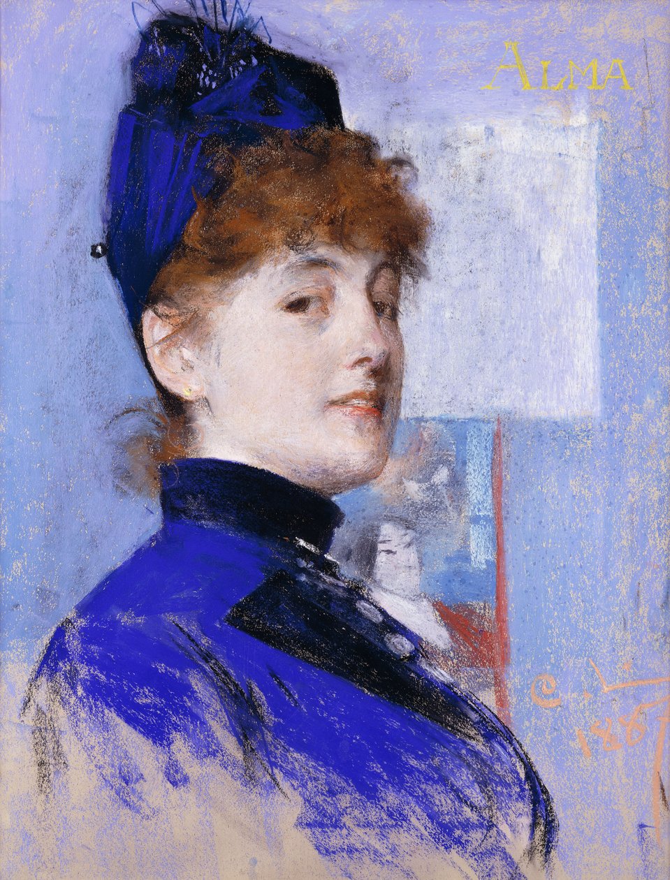 Alma, 1887 tekijältä Carl Larsson