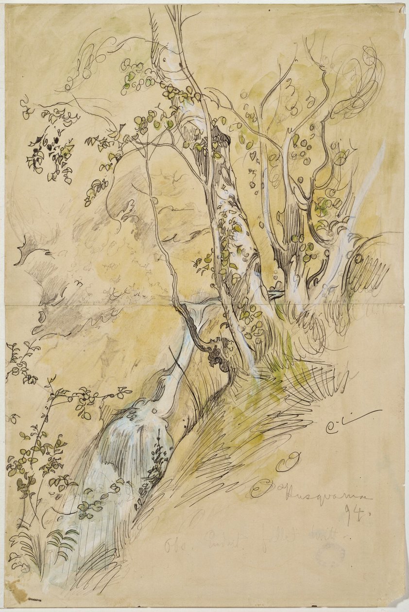 Koivuja puron varrella tekijältä Carl Larsson