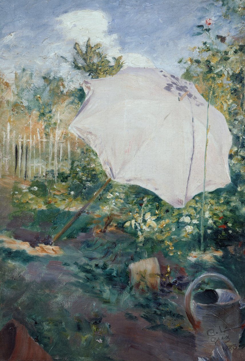 Puutarha ja Gretz tekijältä Carl Larsson