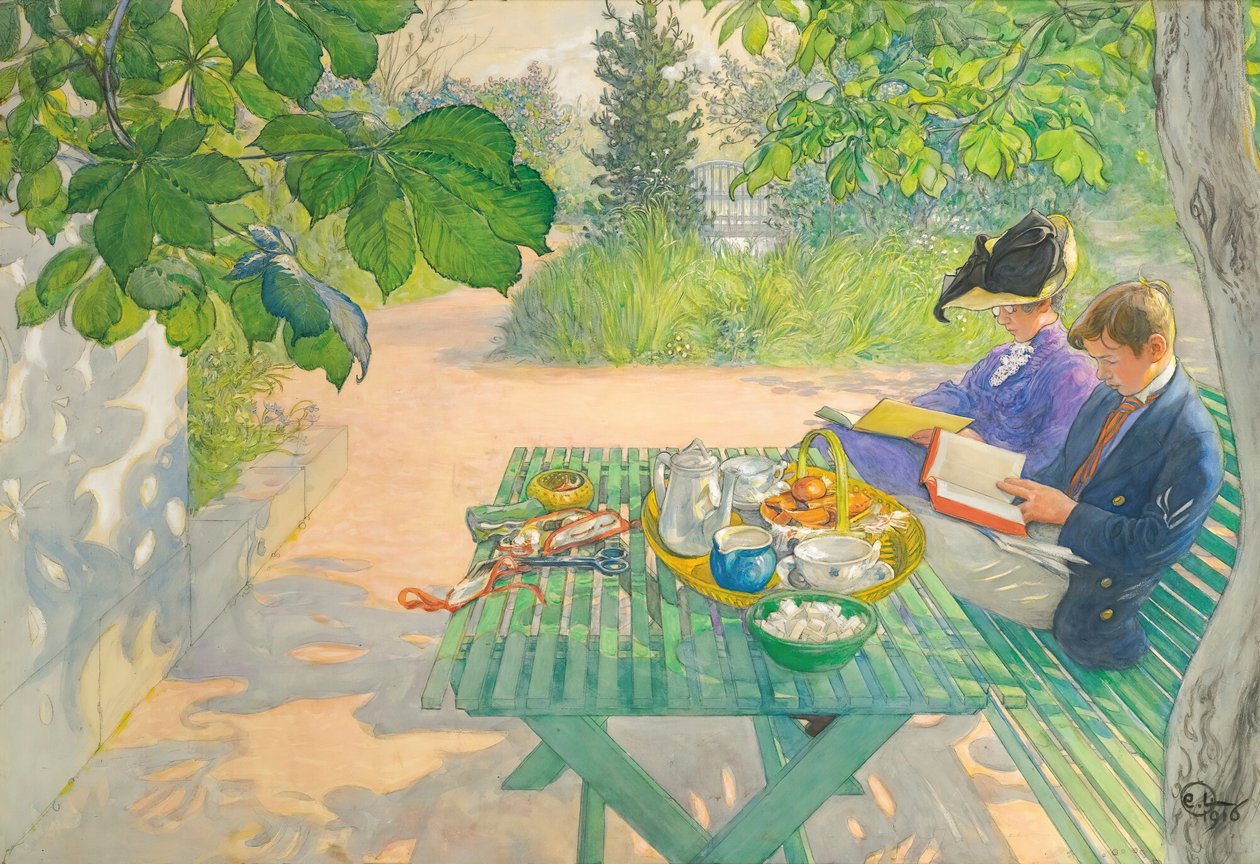 Loman lukeminen tekijältä Carl Larsson