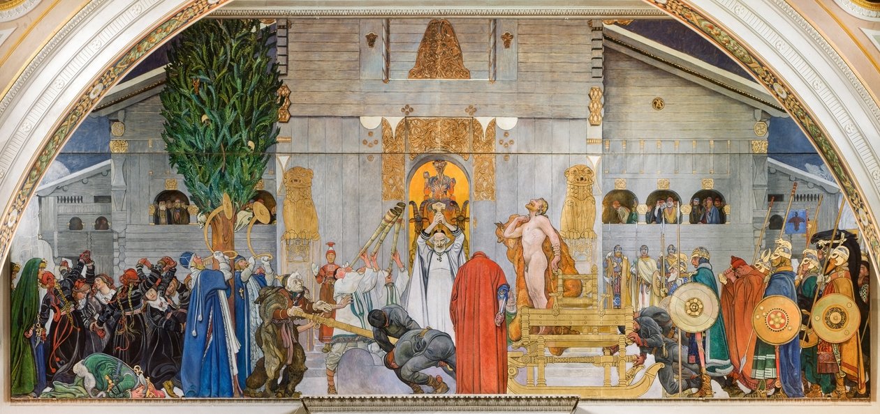 Keskitalven tahrat tekijältä Carl Larsson