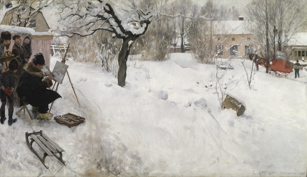 Ulkoilmamaalari tekijältä Carl Larsson