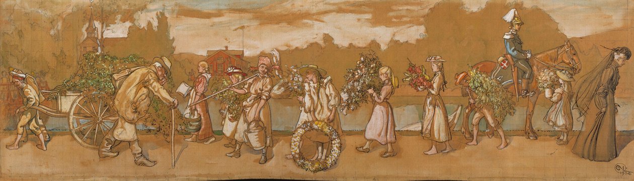 Ulkona puhaltaa kesätuuli tekijältä Carl Larsson