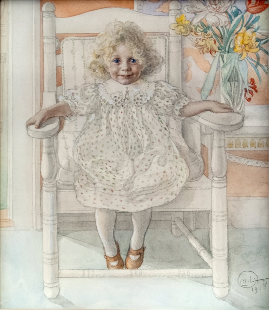 Inga-Maria Thielin muotokuva tekijältä Carl Larsson