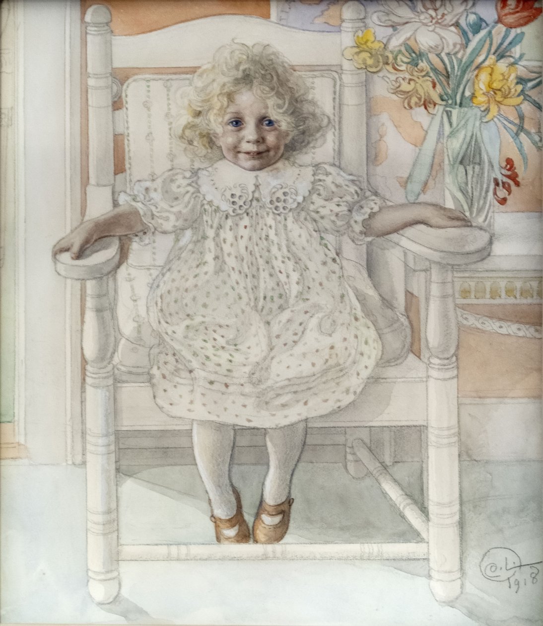 Inga-Maria Thielin muotokuva tekijältä Carl Larsson